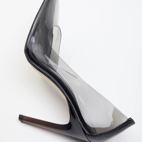 NEW Good American CINDER-F*CKING-RELLA PUMP Light Smoke. - Picture 2 of 8